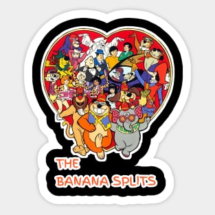 Banana splits t-shirt Sticker